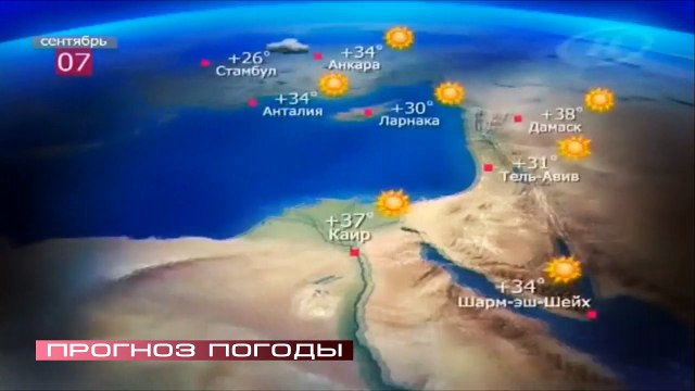 Прогноз погоды на 07 09 2015 года