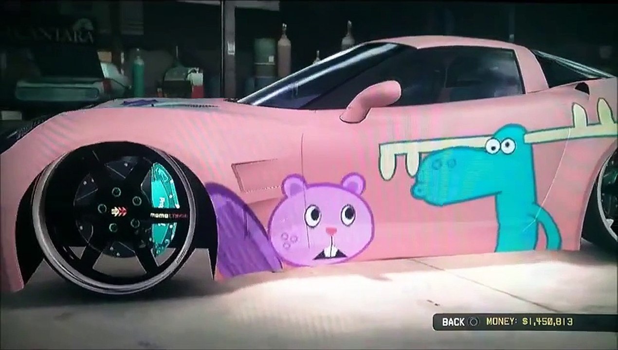 MIDNIGHT CLUB HAPPY TREE FRIENDS Z06 2007 BY OLIVEIRA PS3