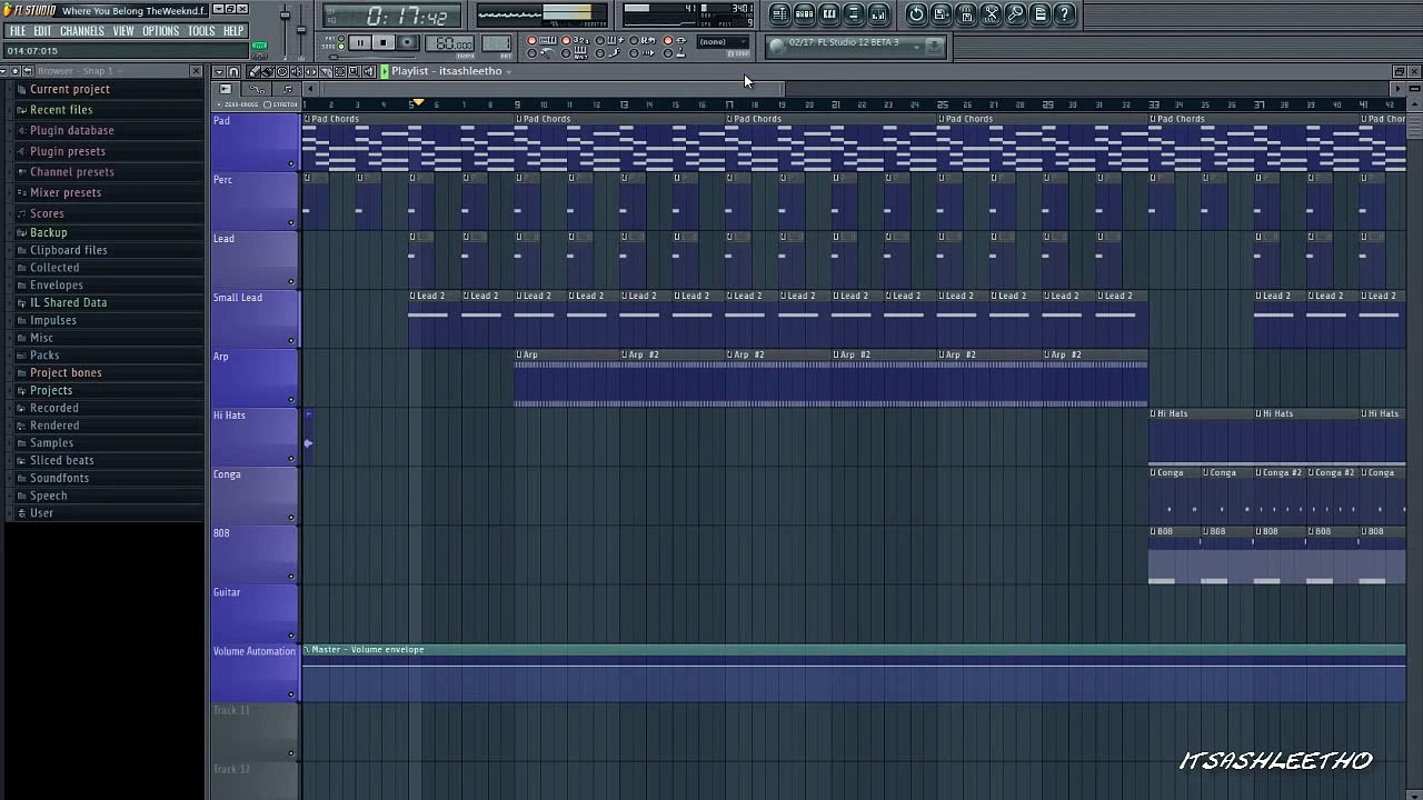 The Weeknd - Where You Belong (Fifty Shades of Grey Instrumental Remake FL Studio)