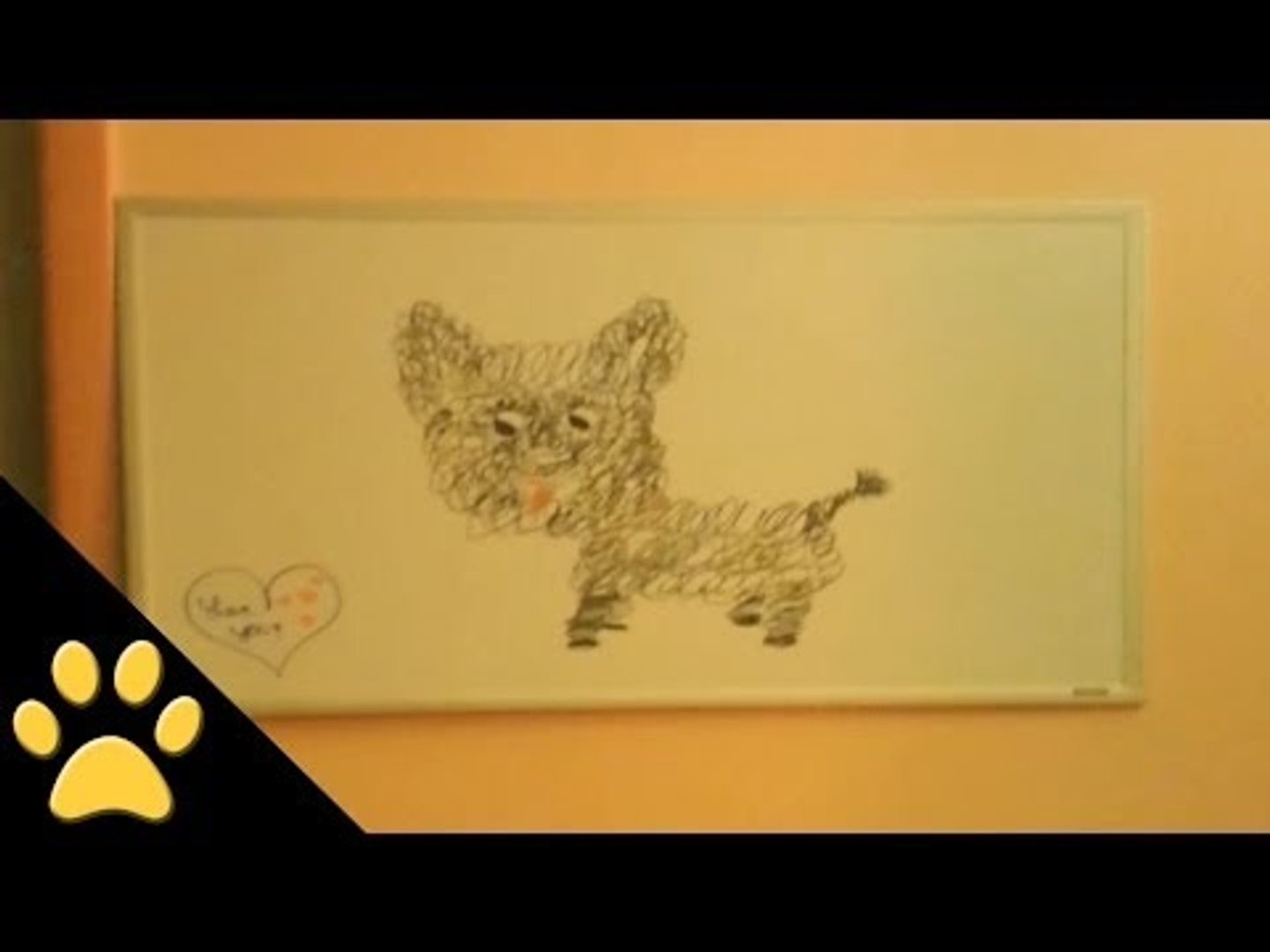 Dog Barks At Dog Art