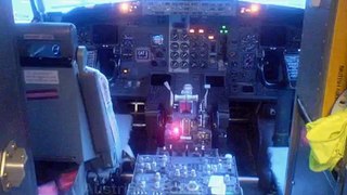 Airlines flight deck -  Cockpit view
