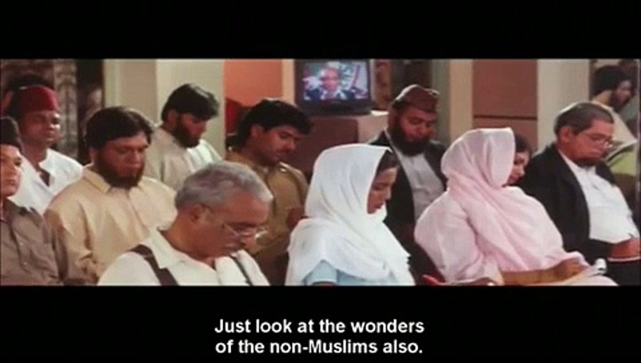 Was Nawaz Sharif's speach in India according to the movie(Hindustan ki kasam) released in July 1999