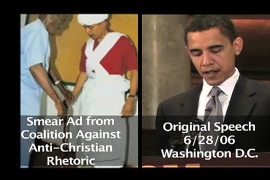 Coalition Against Anti-Christian Rhetoric Smears Obama
