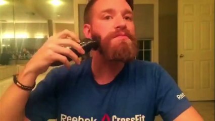 Shaving A 120 Day Beard in 2 minutes