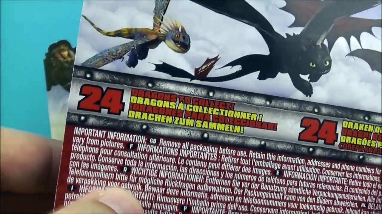 How to Train your Dragon Surprise Dragon Eggs Opening Dreamworks