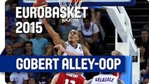 Rudy Gobert with the Alley-Oop Dunk! - EuroBasket 2015