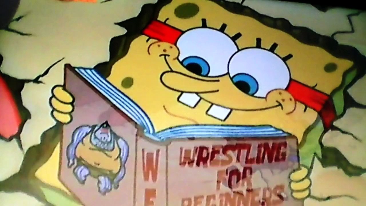 Wrestling Kampf Spongebob Schwammkopf