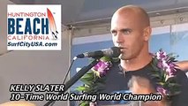 Here in HB - Kelly Slater receives key to Huntington Beach, June 21st 2011