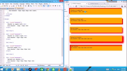 HTML5-SHADOWS AND OPACITY EXPLAINED WITH EXAMPLE (IN ENGLISH)