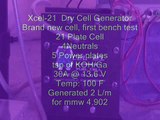 Dry Cell HHO Bench test:  Xcel-21  21 Plate 6x6