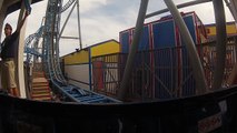 Iron Shark front seat on-ride HD POV Galveston Island Historic Pleasure Pier