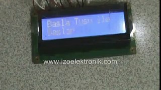 PIC ve LCD ile alarmlı geri sayıcı