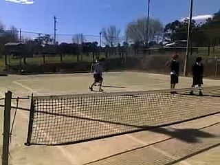 Tennis Net Jump Fail