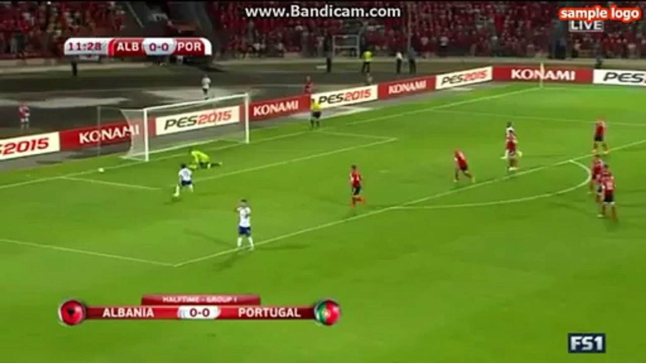 All Goals & Highlights _ Albania 0-1 Portugal -Euro 2016 _07.09.2015