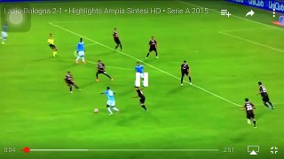 Lazio-Bologna 2-1 Highlights Serie a TIM 2015/2016