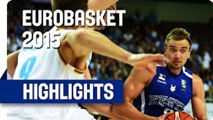 Ukraine v Estonia - Group D - Game Highlights - EuroBasket 2015