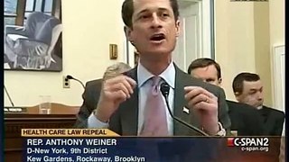 Rep. Weiner Offers Amendment Requiring Repeal of Health Care Reform to Be Paid For