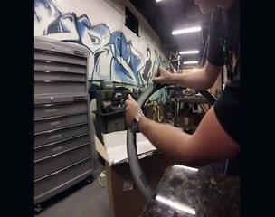 EXPLOSION:Carbon Bicycle Rim Bead Hook Destructive Test - Snyder Cycles