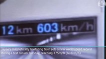 World's fastest train: Japan's maglev train breaks world record | Tech News
