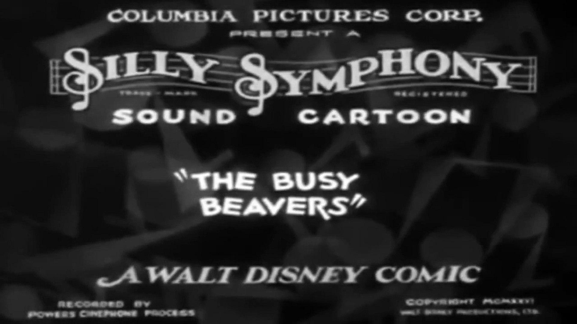 Silly Symphony The Busy Beavers