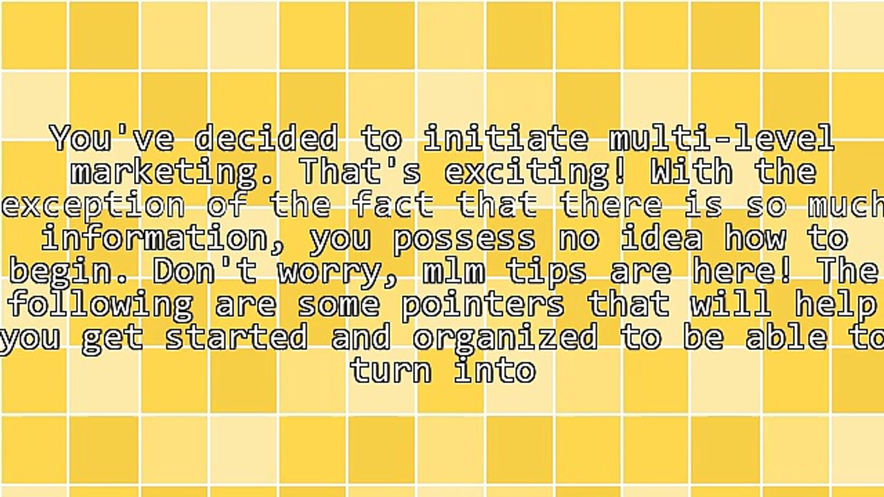 Need Multilevel Marketing Advice? Use These Tips!