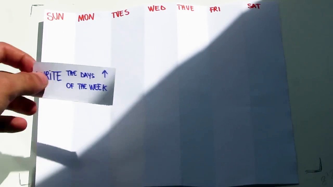 1. How To Make - study schedule