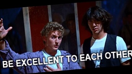 Bill and Ted Be Excellent to Eachother with 2001 A Space Odyssey Music