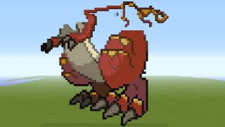 Minecraft - Pixel Art - Pokémon - Tyrantrum