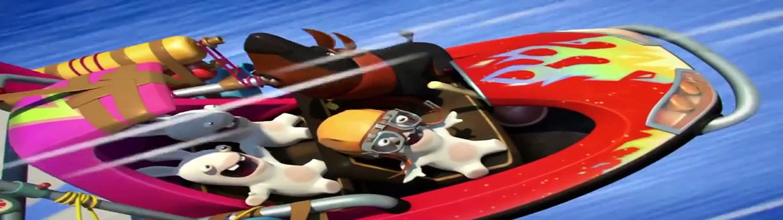 Les Lapins Crétins Invasion | The rabbids invasion | Episode The Blue Rabbids 4 - Funny Cartoon