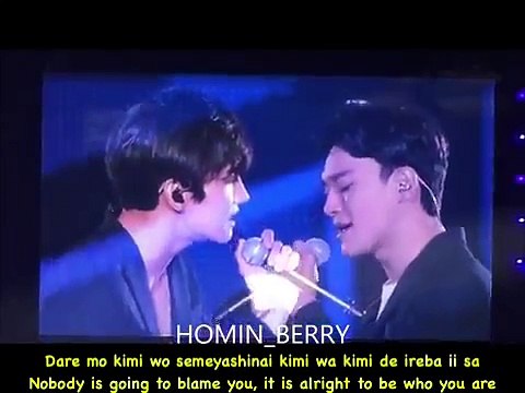 Changmin Kyuhyun Chen -Bolero Eng Trans SMTown Tokyo