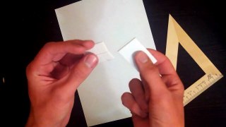 Как сделать самолет из бумаги /  How to make a paper plane