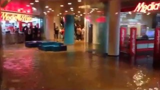 Flooding in Stockholm During Thunderstorm