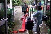 Inundaciones por lluvias en Michoacán