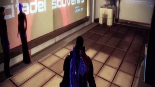 Mass Effect 2- Tali doesn't like elevators.