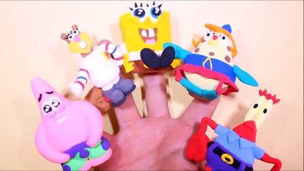 Finger Family Song with Spongebob Play Doh Nursery Rhyme