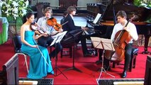 Gagliano Ensemble perform Brahms Piano Quartet in C minor, op. 60