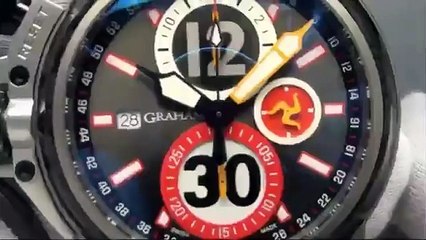 Swiss replica watches replica Graham Chronofighter Oversize TT Isle of Man A7750 sku2377