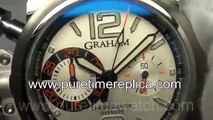Swiss replica watches replica Graham Chronofighter Oversize Ranger Silver Dial A7750 PureTime Watche