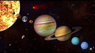 Aula sobre os planetas do Sistema Solar (Via Láctea)