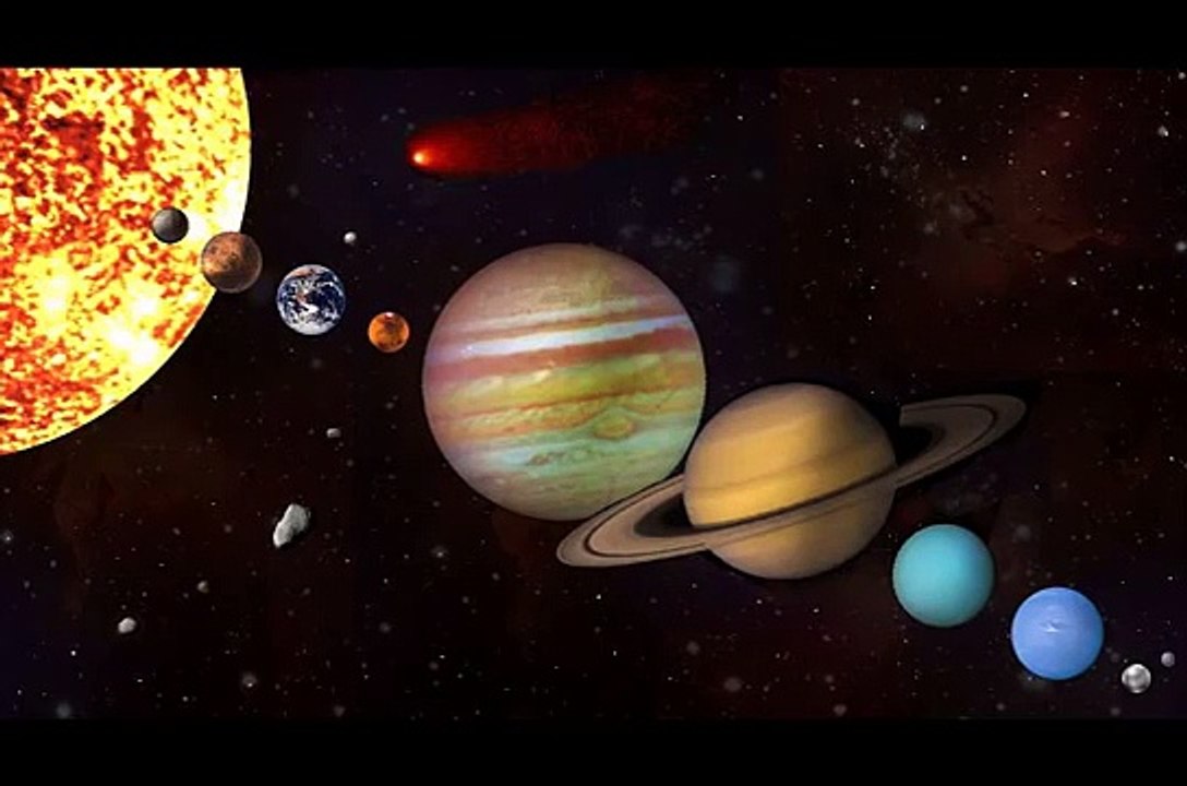 Aula sobre os planetas do Sistema Solar (Via Láctea)