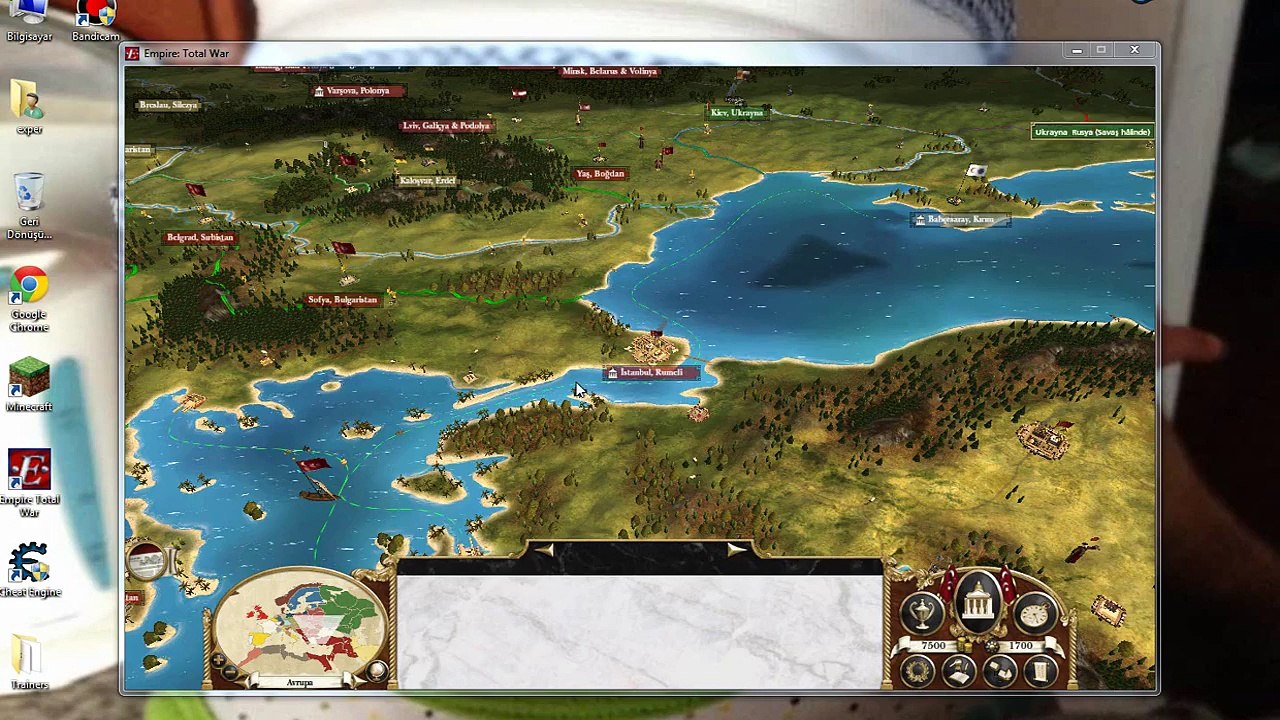 Empire Total War Altın Hilesi Trainer [EYLÜL 2015]