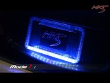 Universal LED Illuminated Acrylic License Plate Frame - BLUE