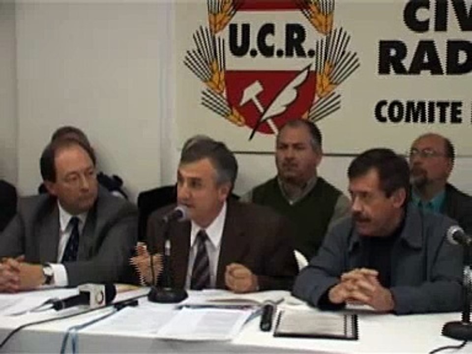 Conferencia de Prensa - La UCR denunció proscripción