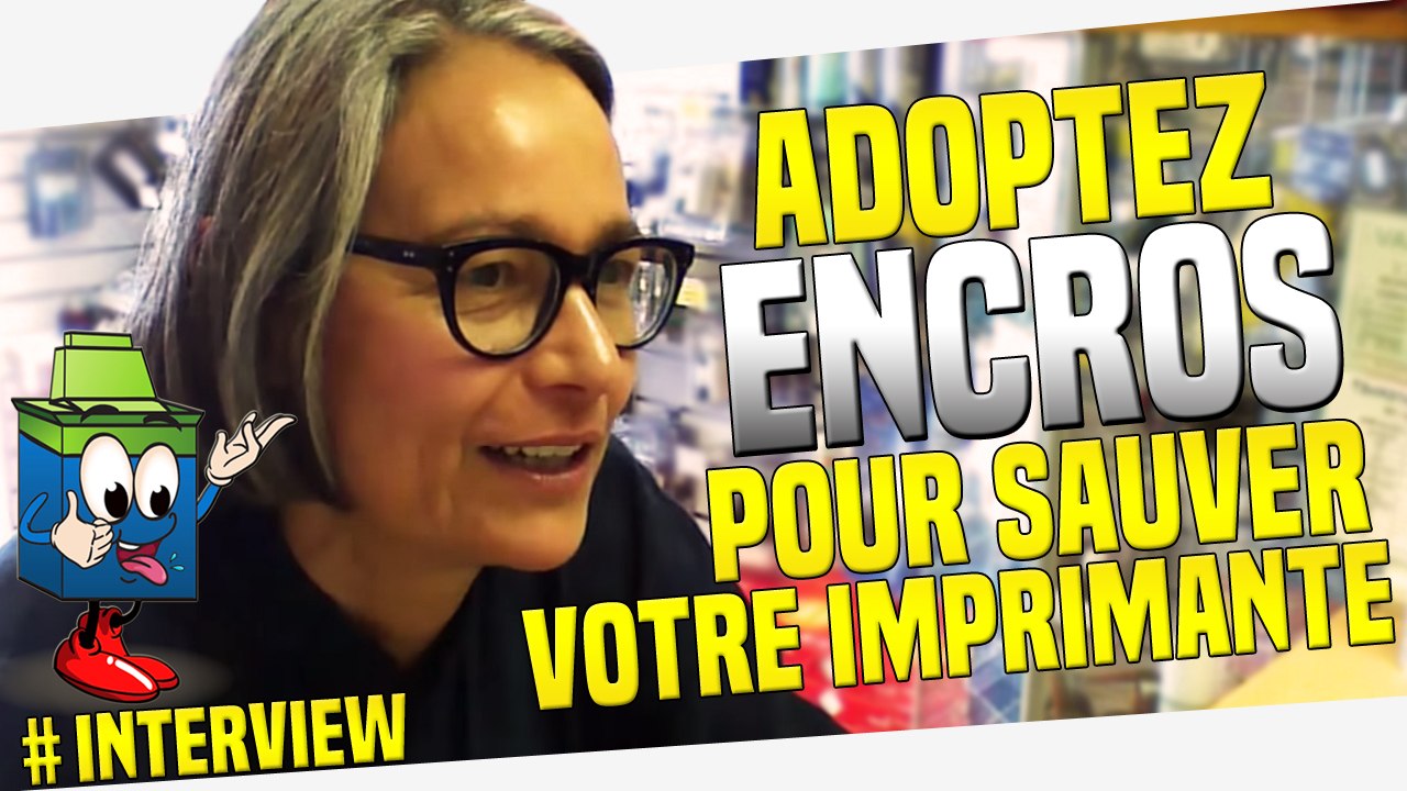 Commentaire client : Mme Gina évoque son dépannage d'imprimante chez Encros