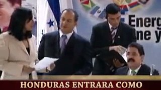 PRESIDENTE ZELAYA: HONDURAS MIEMBRO DEL ALBA