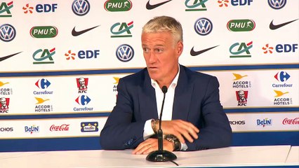 Bleus - Deschamps : "L'état d'esprit est là''
