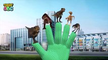 Jurassic Park Dinosaur Finger Family | Dinosaurs Finger Family Rhyme | Nursery Rhymes ABC
