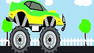 Green Truck -  Monster Trucks For Children