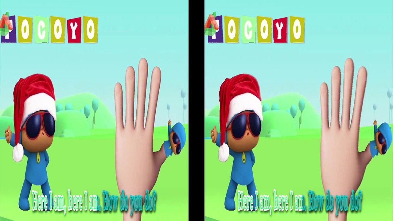 Very Funny Cartoons Dancing Pocoyo Finger Family| NURSERY RHYMES
