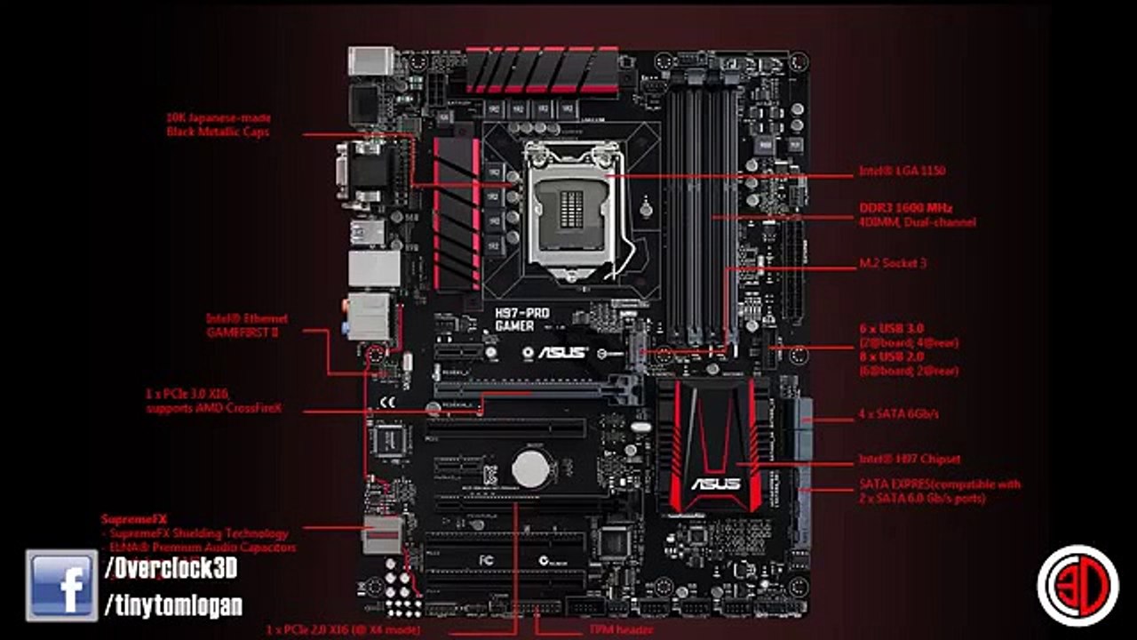 ☆ Asus H97plus Mainboard Sockel 1150 Atx Intel Z97 4x Ddr3ram 1x Pcie 30 X16 6x Sata ☆